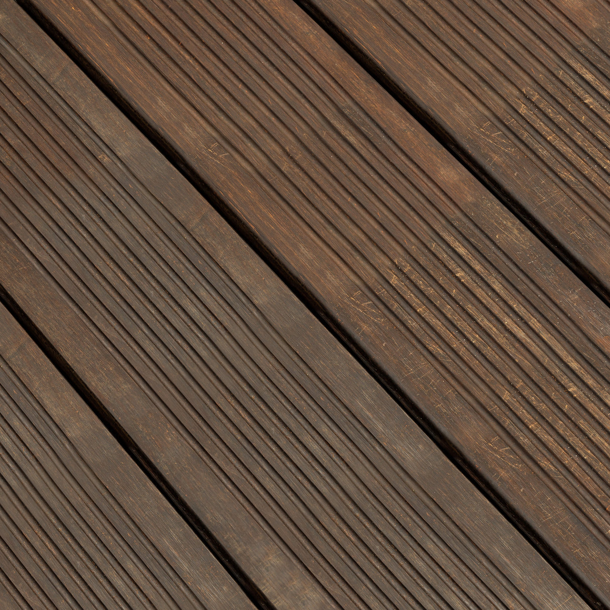 X-treme Terrassendiele - Zweiseitig - Dunkelbraun - Clip - 2 x 13,7 x 185 cm