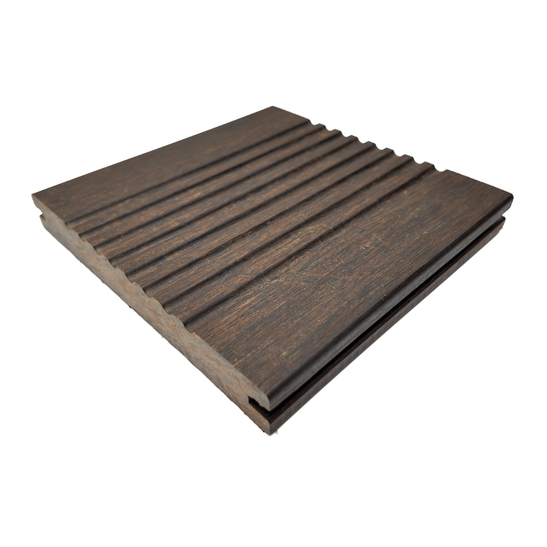 X-treme Decking Board - Zweiseitig - Dunkelbraun - Clip - 2 x 15,5 x 185 cm