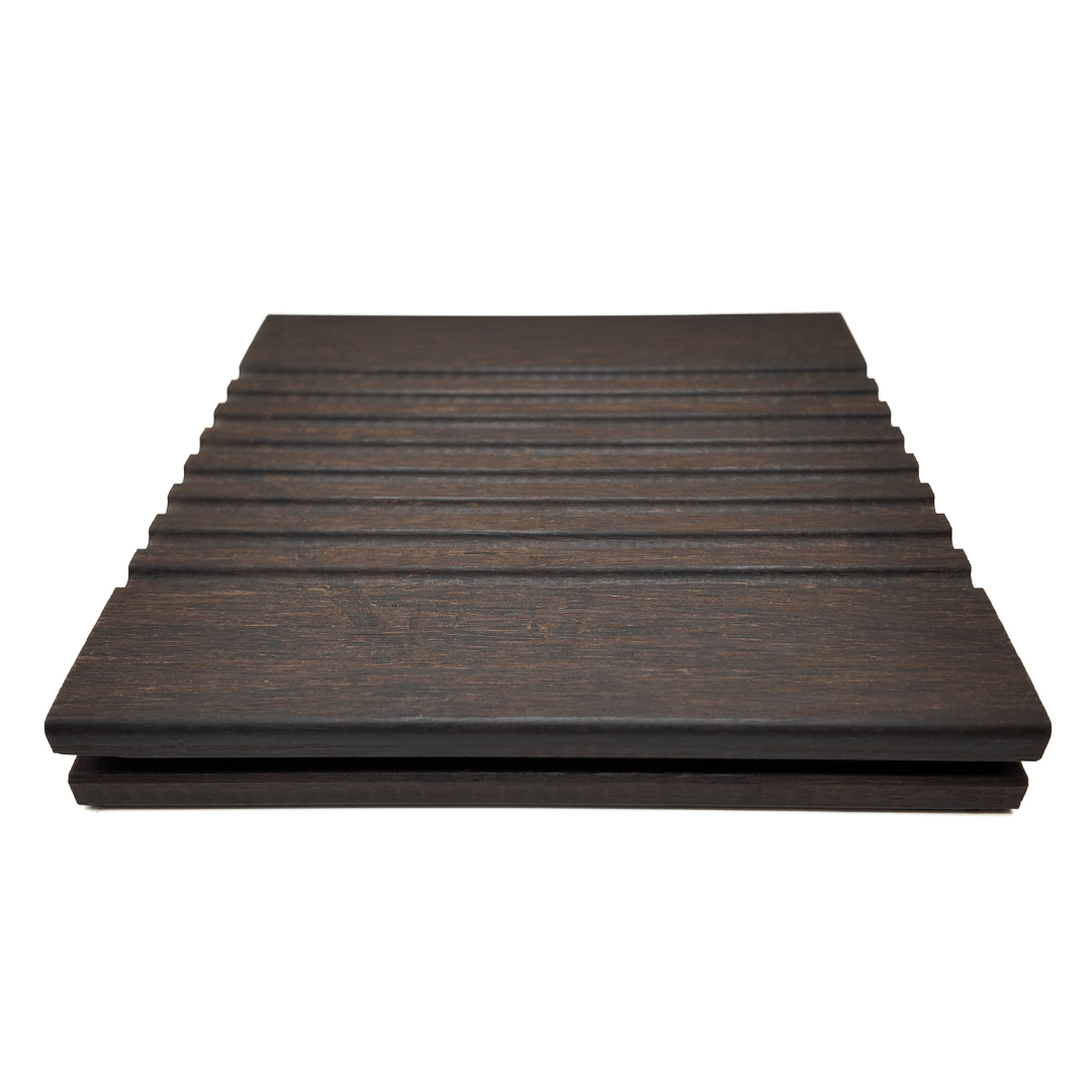 X-treme Decking Board - Zweiseitig - Dunkelbraun - Clip - 2 x 15,5 x 185 cm