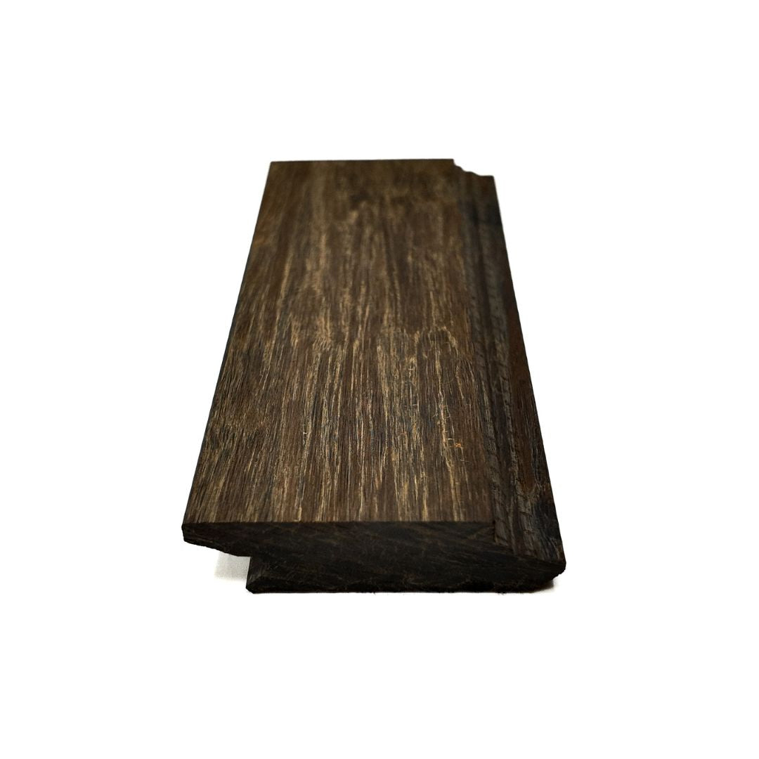 X-treme Giebelbrett - Glatt - Dunkelbraun - Varibo - 1,8 x 6,5 x 185 cm