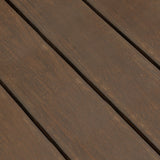 X-treme Terrassendiele - Zweiseitig - Dunkelbraun - Clip - 3 x 13,7 x 185 cm