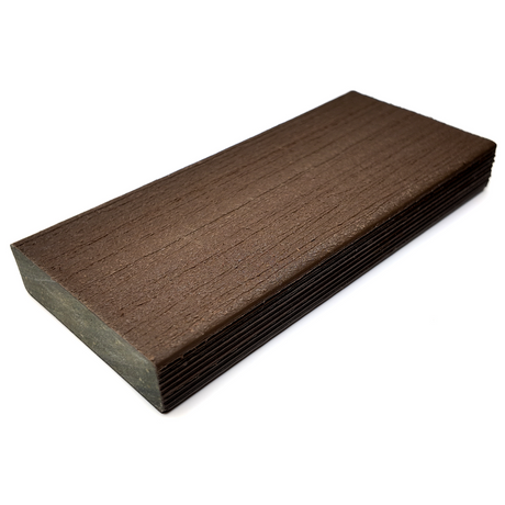 Abdeckplatte - Glatt - Dunkelbraun - Abdeckplatte - 2 x 7 x 200 cm