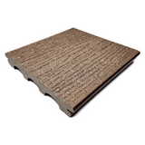 Terrassendiele - Strukturiert - Braun - Clip - 2,1 x 15 x 210 cm
