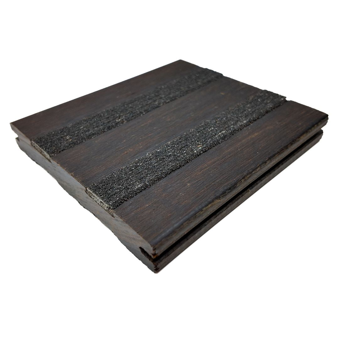 X-treme Terrassendiele - Rutschfest - Braun - Clip - 2 x 13,7 x 185 cm
