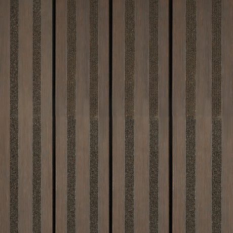 X-treme Terrassendiele - Rutschfest - Braun - Clip - 2 x 13,7 x 185 cm