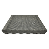 Terrassendiele - Strukturiert - Grau - Clip - 2,1 x 18 x 300 cm