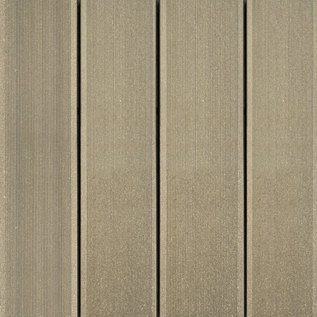 Terrassendiele - Strukturiert - Grau - Clip - 2,1 x 18 x 300 cm