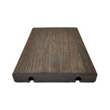 X-treme Terrassendiele - Glatt - Dunkelbraun - Grad gebogen - 2,1 x 11,9 x 185 cm