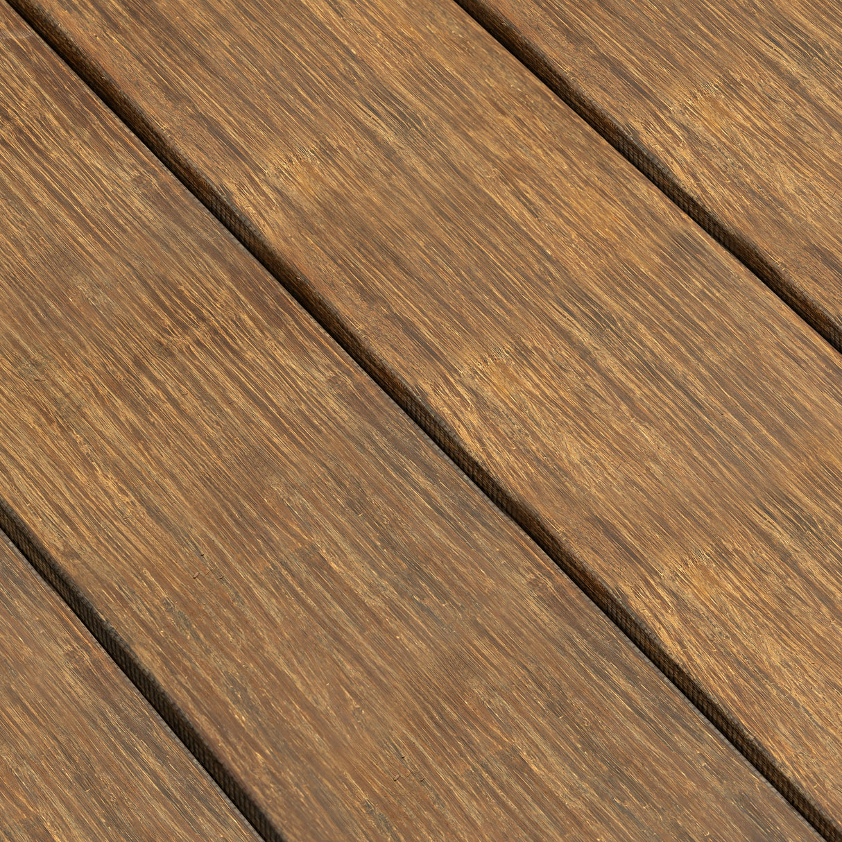 X-treme Terrassendiele - Glatt - Dunkelbraun - Grad gebogen - 2,1 x 11,9 x 185 cm