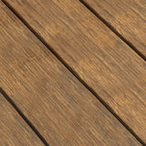 X-treme Terrassendiele - Glatt - Dunkelbraun - Grad gebogen - 2,1 x 11,9 x 185 cm