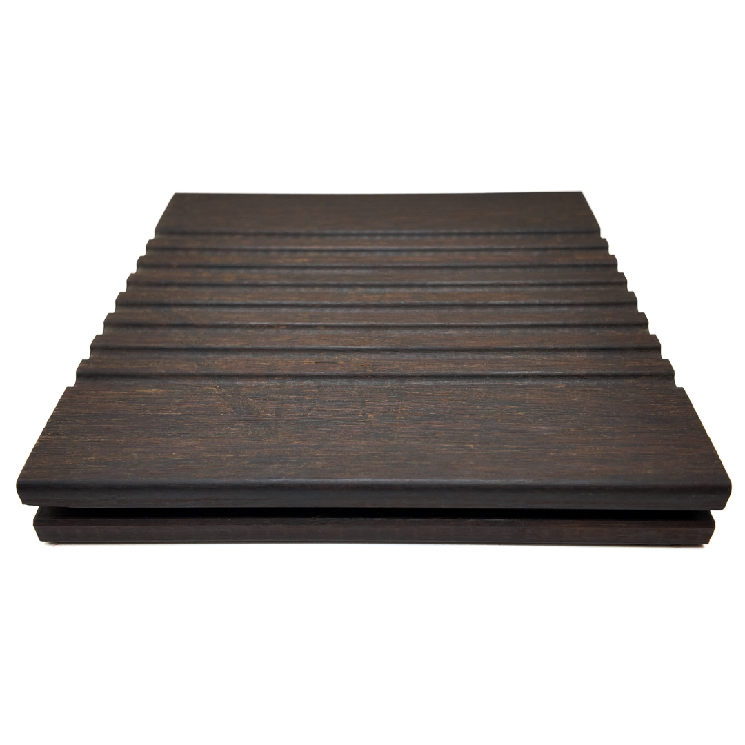 X-treme Decking Board - Zweiseitig - Dunkelbraun - Clip - 2 x 15,5 x 185 cm