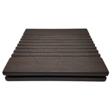 X-treme Decking Board - Zweiseitig - Dunkelbraun - Clip - 2 x 15,5 x 185 cm