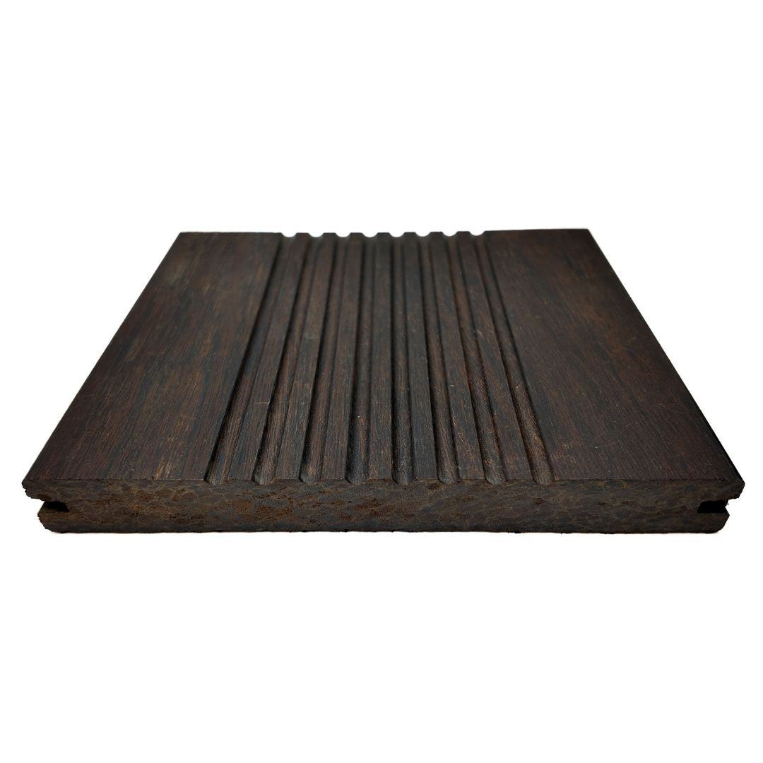 X-treme Giebelbrett - Doppelseitig - Dunkelbraun - Clip - 2 x 17,8 x 185 cm