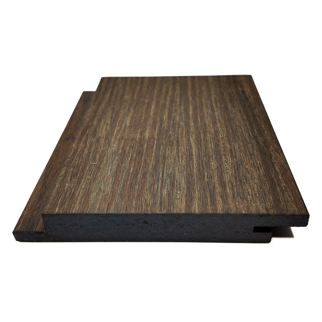 X-treme Giebeldiele - Glatt - Braun - Einzelne Raute - 2 x 13,7 x 185 cm