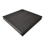 X-treme Terrassendiele - Glatt - Dunkelbraun - Clip gebogen - 2 x 15,5 x 185 cm
