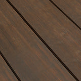 X-treme Terrassendiele - Glatt - Dunkelbraun - Clip gebogen - 2 x 15,5 x 185 cm
