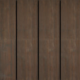 X-treme Terrassendiele - Glatt - Dunkelbraun - Clip gebogen - 2 x 15,5 x 185 cm