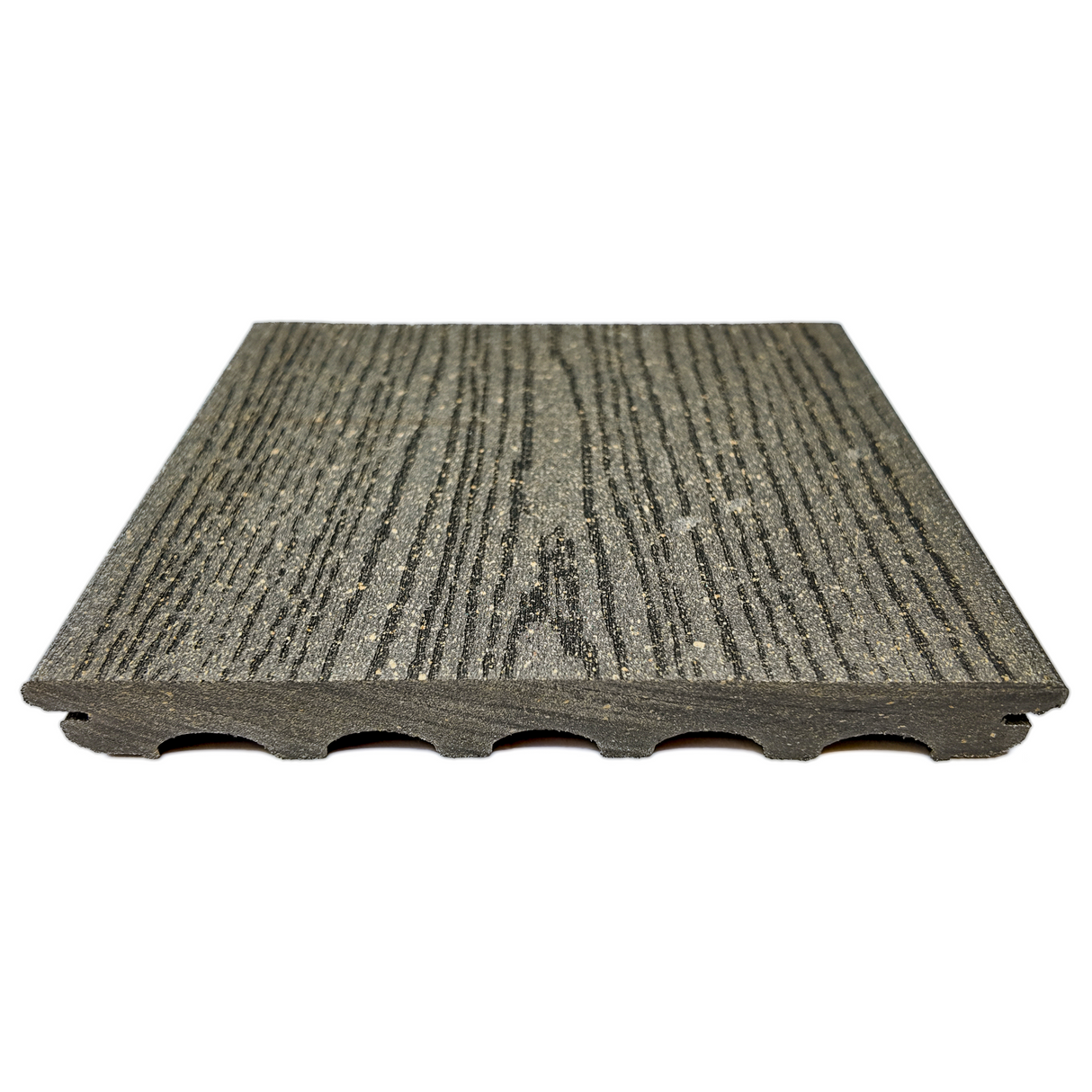 Terrassendiele - Strukturiert - Grau - Clip - 2,1 x 18 x 210 cm