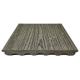 Terrassendiele - Strukturiert - Grau - Clip - 2,1 x 18 x 210 cm